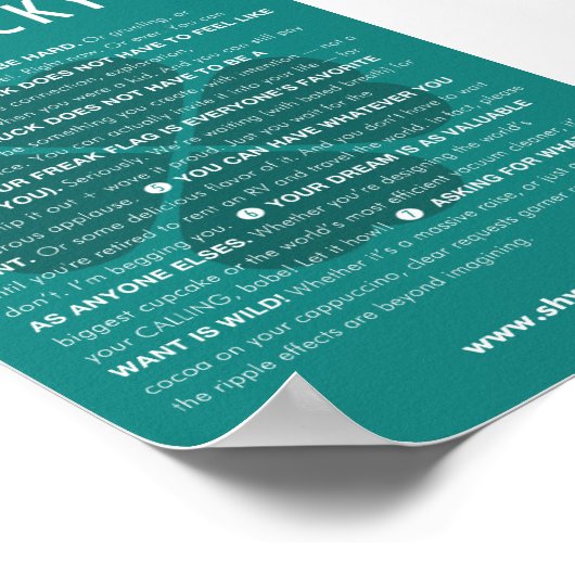 Le manifeste Lucky 7 - affiche 5x7 (Coin)