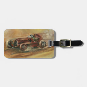 Le Mans Racecar van Ethan Harper Bagagelabel