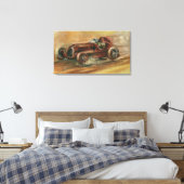 Le Mans Racecar van Ethan Harper Canvas Afdruk (Insitu (Slaapkamer))