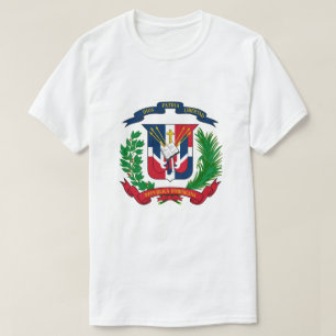 Le manteau de la République Dominicaine du T-shirt