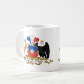 Le manteau du Chili de la tasse de bras (Devant gauche)