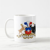 Le manteau du Chili de la tasse de bras (Gauche)