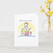 Le maquillage vous garde jeune carte pour notes (Fleur jaune)