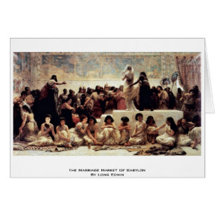 Le marché de mariage de Babylone par long Edwin