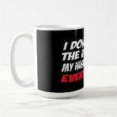 LE MARI CONNAÎT MUG (Gauche)