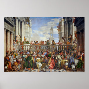Le Mariage à Cana par Paolo Veronese - Poster