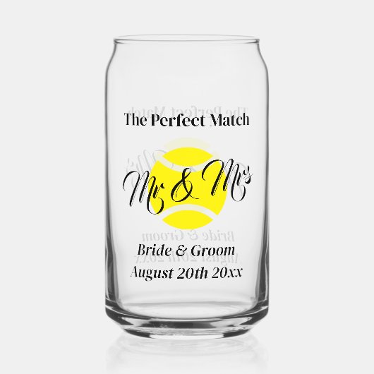 Le mariage à thème parfait match de tennis peut lu (Verso)