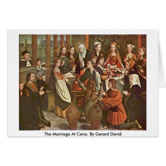 Le mariage chez Cana. Par Gerard David (Devant horizontal)
