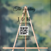 Le mariage d'ajouter le nom de couple QR code scan (Neutre)