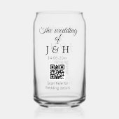 Le mariage d'ajouter le nom de couple QR code scan (Recto)