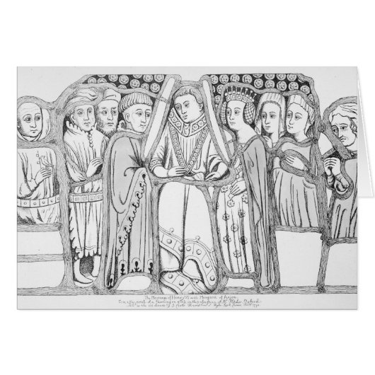 Le mariage de Henry VI et Margaret de l'Anjou (Devant horizontal)