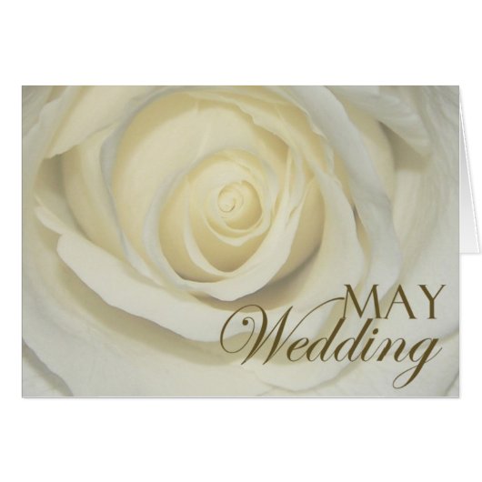 Le mariage de mai s'est levé (Devant horizontal)