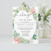 Le Mariage de verdure douce reporte le Faire-part (Debout devant)