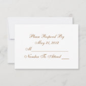 Le Mariage Kiss Gustav Klimt | Cartons réponse (Dos)