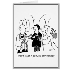 Le marié veut une période de refroidissement