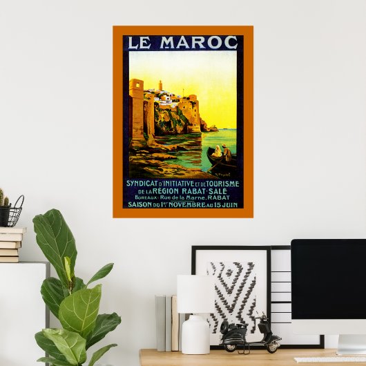 Le Maroc Poster (Thuiskantoor)