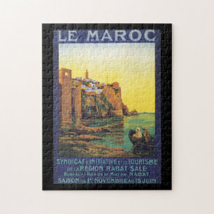 Le Maroc Vintage Travel Poster Legpuzzel