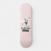 Le Martini Club Pink Skateboard (Devant)