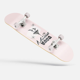 Le Martini Club Pink Skateboard
