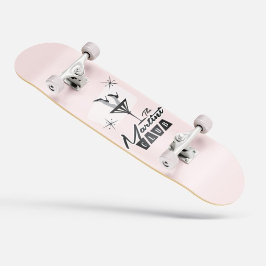 Le Martini Club Pink Skateboard
