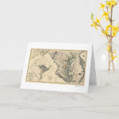 Le Maryland a détaillé la carte 1795 (Fleur jaune)