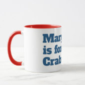Le Maryland est pour la tasse de crabes (Gauche)