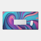 Le Mat de bureau CyberPunk de Serene Wave (Clavier et souris)