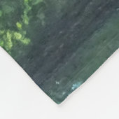 "Le matin a cassé" Couverture en polaire moyenne (Coin)