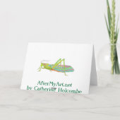 Le matin a cassé la carte de voeux (Dos)