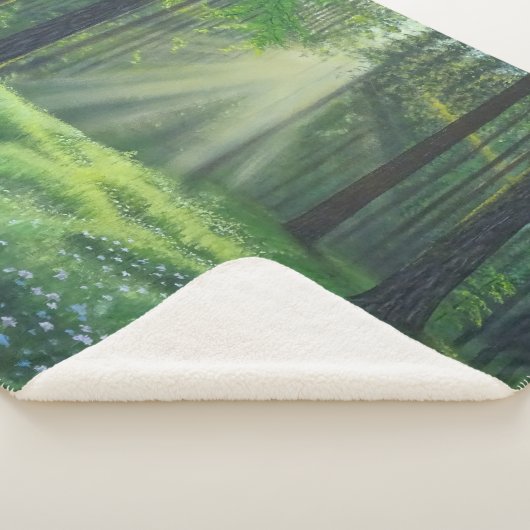 "Le matin a cassé" Petit couverture Sherpa (3/4)