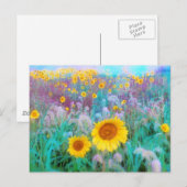 Le matin, carte postale (Devant / Derrière)