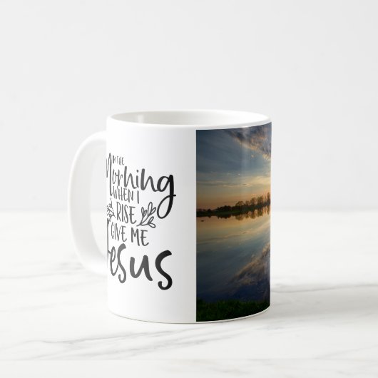 Le matin - Jésus Mug (Devant gauche)