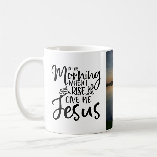 Le matin - Jésus Mug (Gauche)
