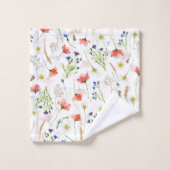 Le Meadow Fleur sauvage scandinave (Gant de toilette)
