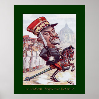Le Medecin Inspecteur Edmond Delorme~Pulmonoloog Poster
