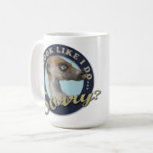 Le Meerkat avec la tasse d'attitude (Devant gauche)