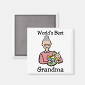 Le meilleur aimant de grand-mère au monde (Recto/Verso)