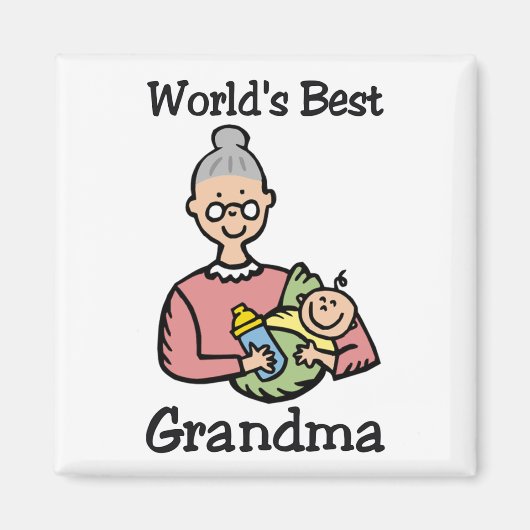 Le meilleur aimant de grand-mère au monde (Devant)