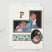 Le meilleur ami d'un garçon - Faire-part de naissa (Dos)