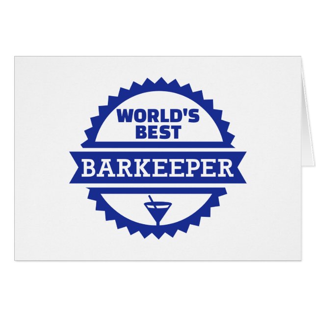 Le meilleur barman du barkeeper du monde (Devant horizontal)