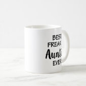 Le meilleur cadeau drôle de tante de tasse de (Devant droit)