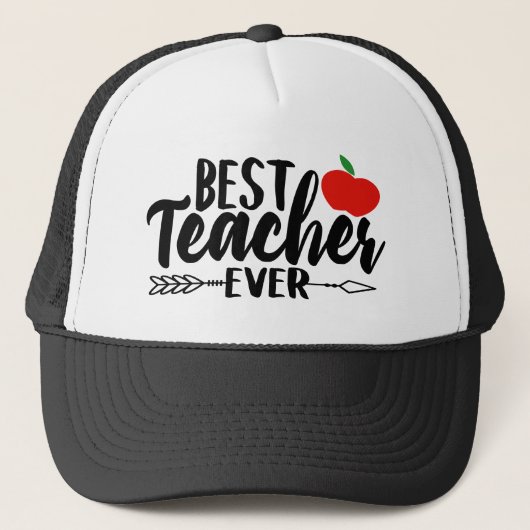 Le meilleur casquette de mot de professeur jamais (Devant)