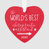 Le meilleur coeur assistant chiropratique du monde (devant)