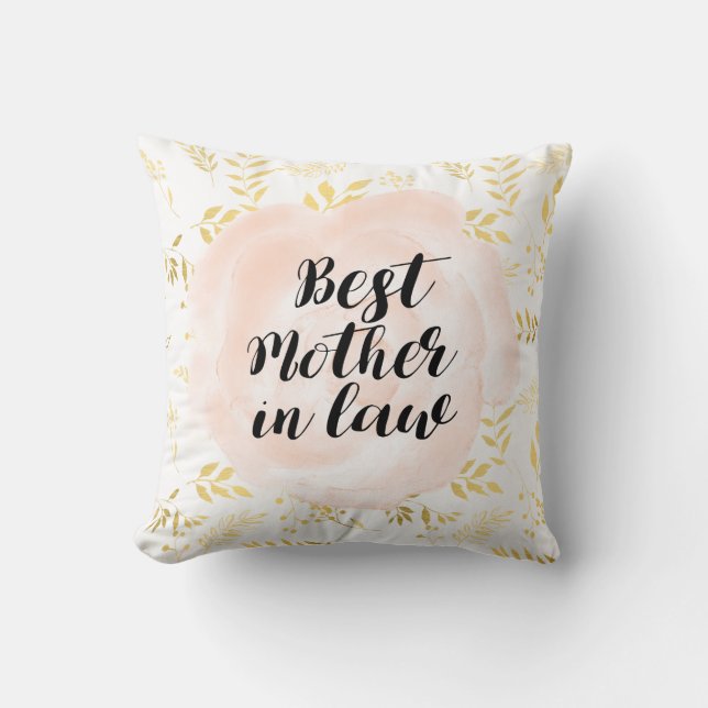 Le meilleur coussin de cadeau de belle-mère (Recto)