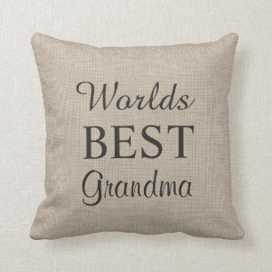 Le meilleur coussin de grand-maman des mondes sur