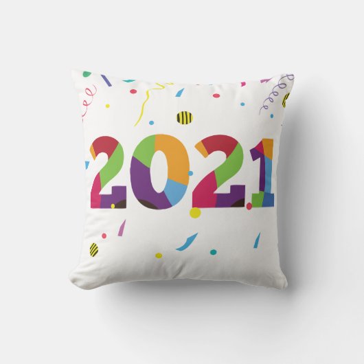 Le meilleur coussin pour le Nouvel An 2021 (Recto)