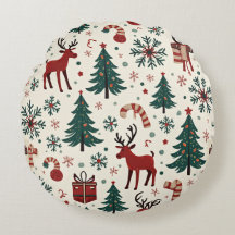 Le Meilleur Coussin Rond de Noël