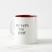 LE MEILLEUR DE MON VÉTÉRINAIRE ! tasse de café (Devant gauche)