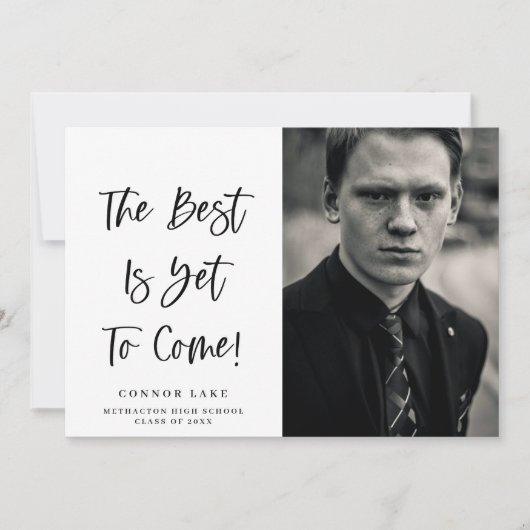 Le meilleur Faire-part de diplôme de photographie  (Devant)