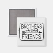 Le meilleur frère du monde Magnet Gift (Recto/Verso)